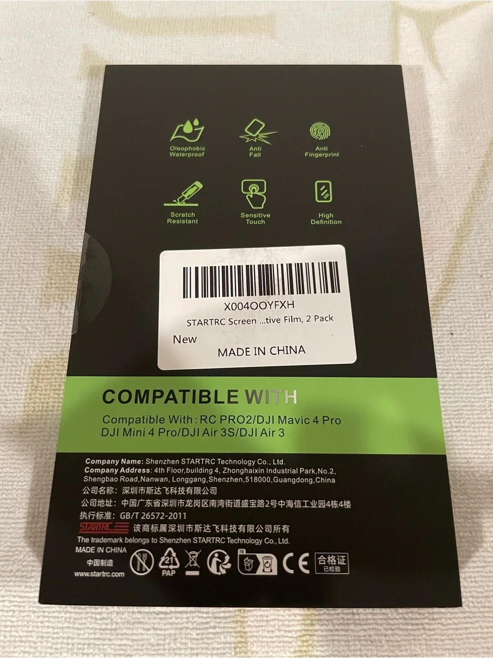 RC Pro 2 Controller Glass Screen Protector: 2 pk